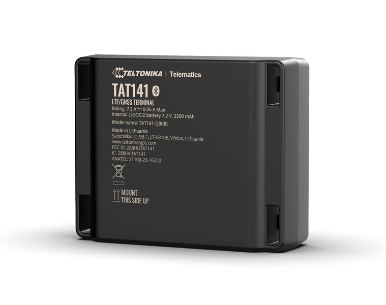 Galaxy Security Asset Tracker device with GPS and compact design for real-time location tracking.