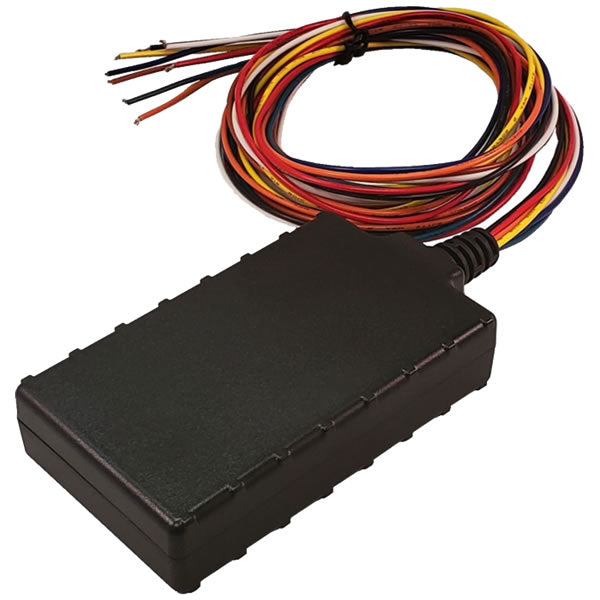 Galaxy IoT GPS tracking device by My Store showing a compact real-time GPS tracker with LED indicators.