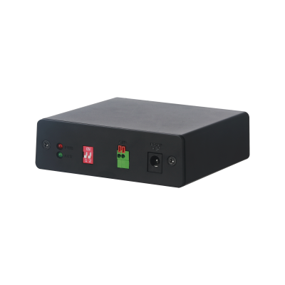 My Store alarm box with digital keypad and LED indicators, mounted on a wall for security alert management.