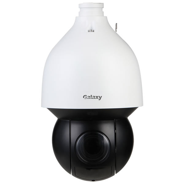 Galaxy Hunter 8MP 25x Starlight IR PTZ WizSense network camera with night vision and zoom, designed for high-quality security surveillance.