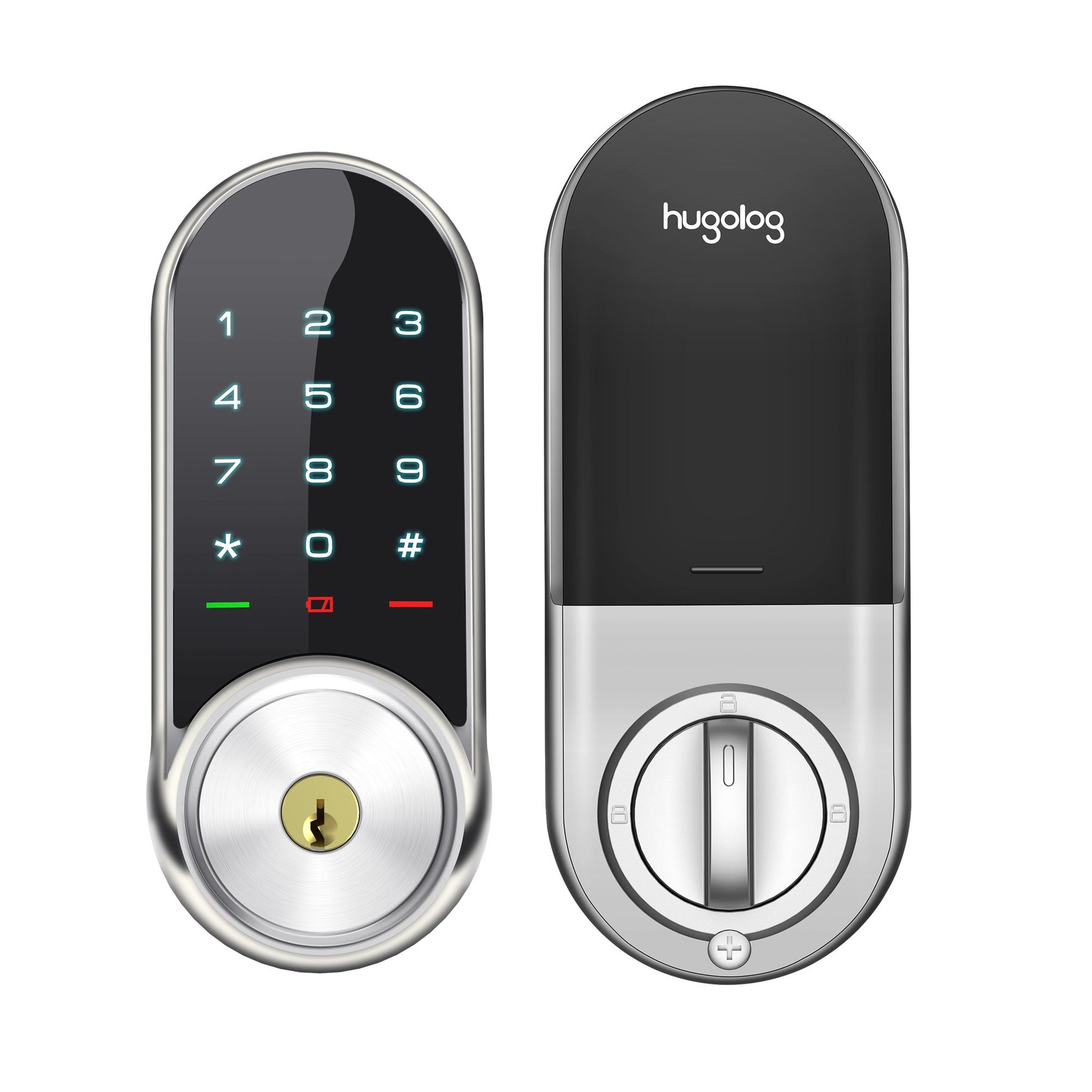 My Store GX-HU03-SNL door entry system with keypad and wireless connectivity, installed on a modern exterior door.