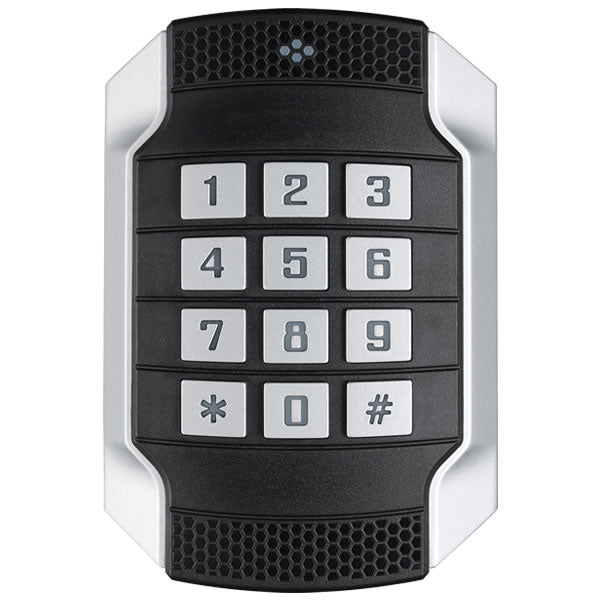 Vandal-proof Mifare card reader GX-K1104MK-L by My Store with sturdy metal housing and keypad for secure access control