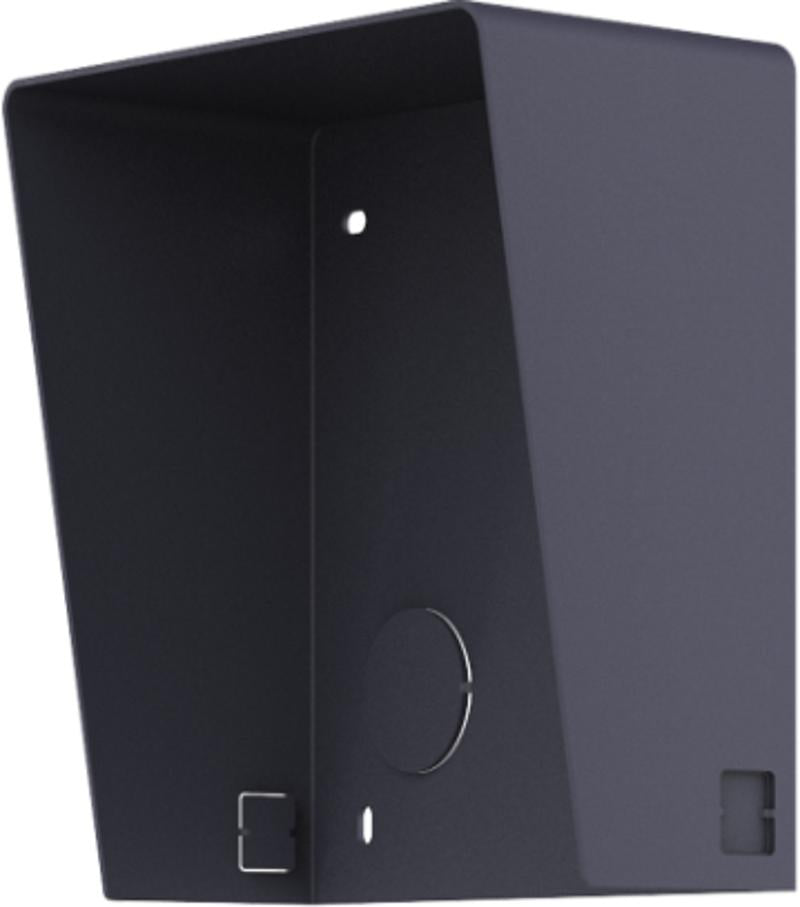 Rain shield for Galaxy Security outdoor intercom station, 1-bay, weather-resistant cover with clear acrylic for outdoor protection.