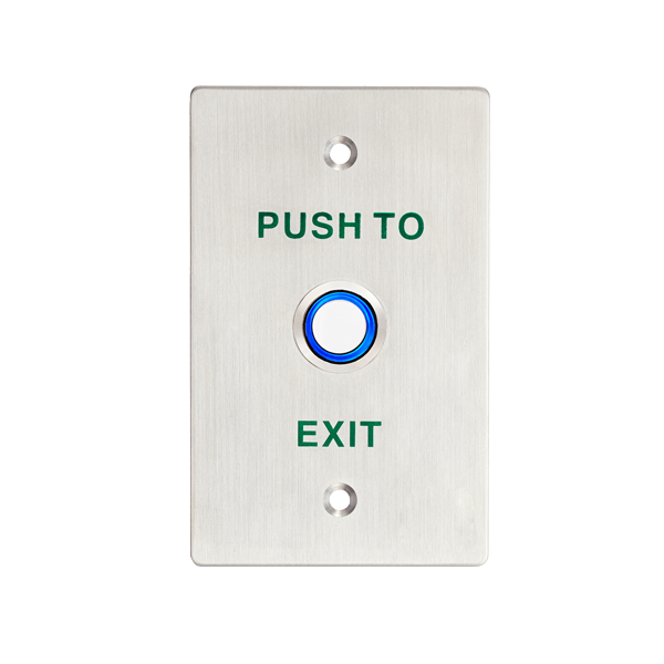 Round LED push button switch with illuminated standard design, featuring a sleek, durable finish and easy-to-press operation.