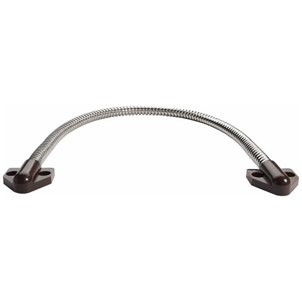 Plastic armored door loop for secure door fastening, designed for durability and easy installation.