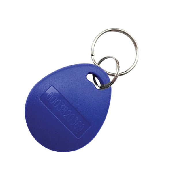 Blue IC fob card from My Store with a sleek design, shown against a plain background.