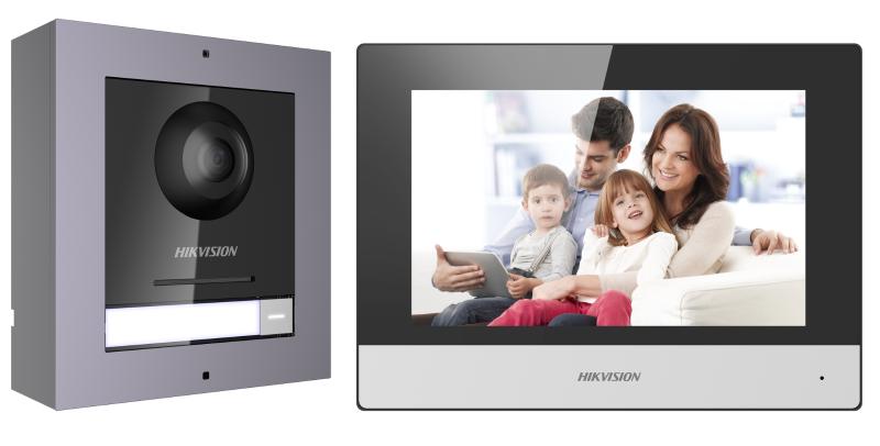 Galaxy Security Intercom Kit GX-KIS602 featuring a sleek control unit and door speaker for enhanced home communication.