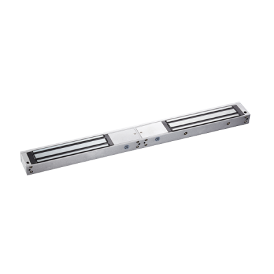 Double door magnetic lock by My Store, featuring sleek metal housing and strong magnetic locking mechanism for secure access.