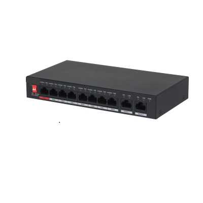 Galaxy Hunter Series 10-port Unmanaged Desktop Switch With 8 Port Poe
