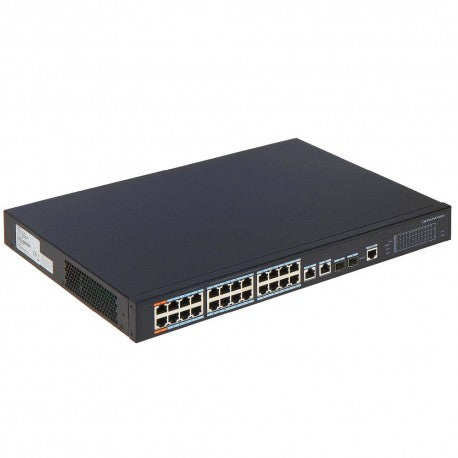 Galaxy 24-channel 240W POE switch from My Store with support for 250m long-distance Ethernet connectivity.