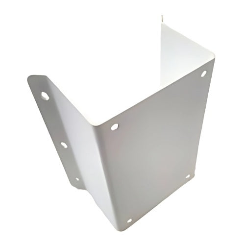 Hikvision Mounting Bracket CMPL by Galaxy Security, sturdy metal bracket for secure camera installation, shown in black with mounting holes
