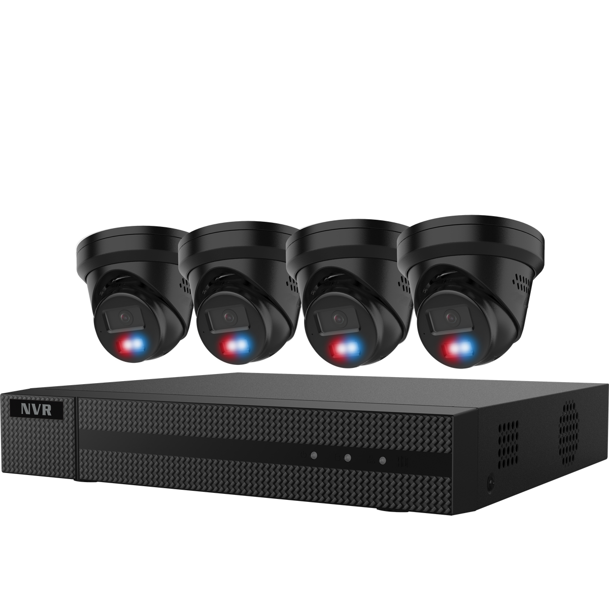 Guarding Vision Kit, 4CH NVR / 2TB HDD / 4x 6MP IP Turret, black color