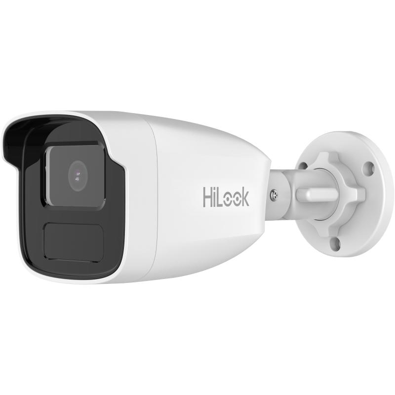 My Store HiLook 4K IR Bullet Camera with 4mm lens, weatherproof IP security camera for outdoor surveillance.