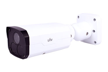 Uniview IPC2222ER5-DUPF60 2MP Starlight IR bullet camera with infrared lens for night security surveillance.