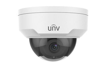 My Store Uniview 2MP vandal-resistant IR fixed IP dome camera with clear lens and durable housing for surveillance.
