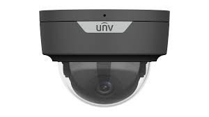 Uniview 5MP HD LightHunter IR fixed dome network camera, IPC325SS-ADF28K-I1-BK, with infrared illumination and compact design