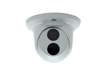 Uniview IPC3614 Series 4MP turret security camera showing lens and camera body with mounting bracket.