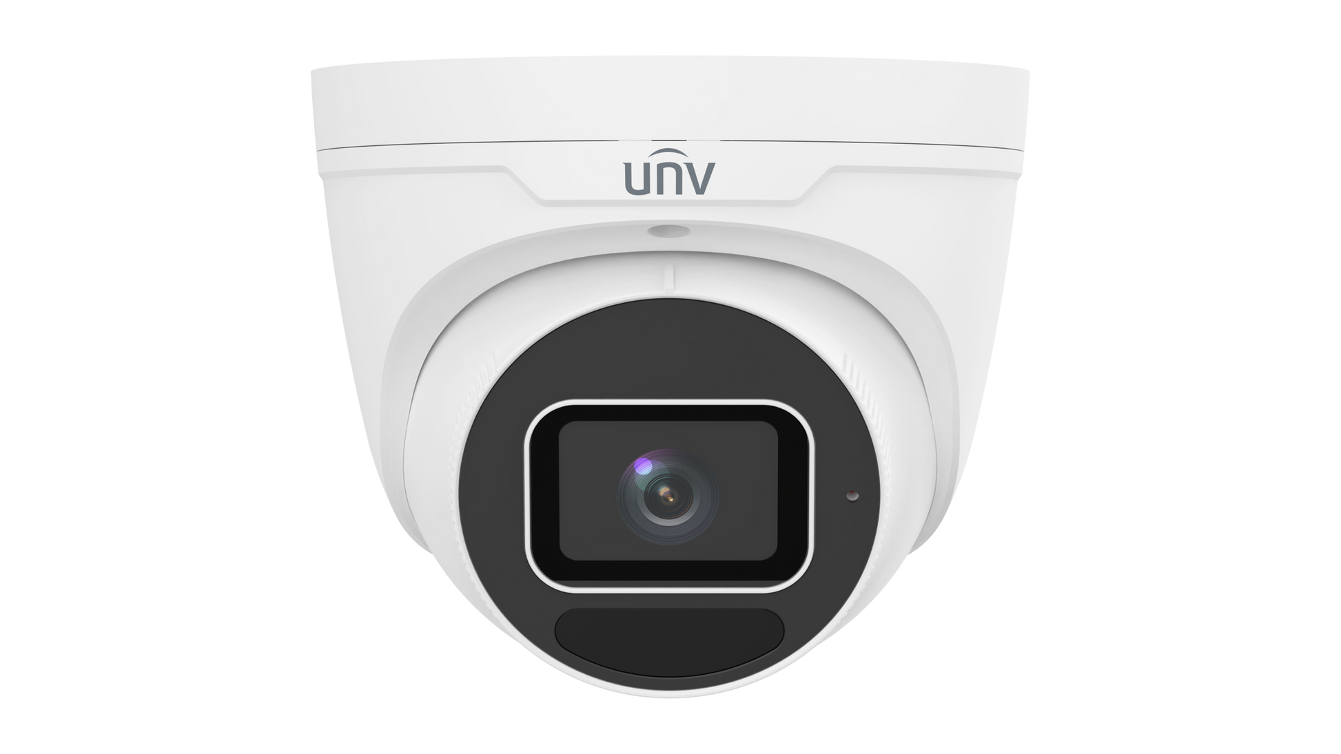 Uniview IPC3638SS-ADF28K-I1 8MP fixed IR turret network camera with lens, infrared LEDs, and weatherproof housing.
