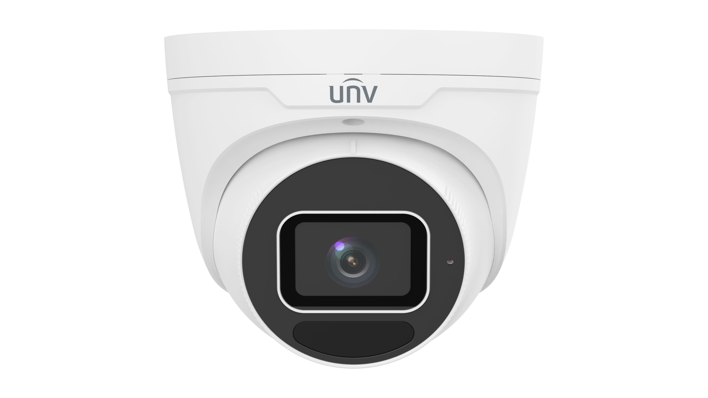 Uniview IPC3638SS-ADF28K-I1 8MP fixed IR turret network camera with lens, infrared LEDs, and weatherproof housing.