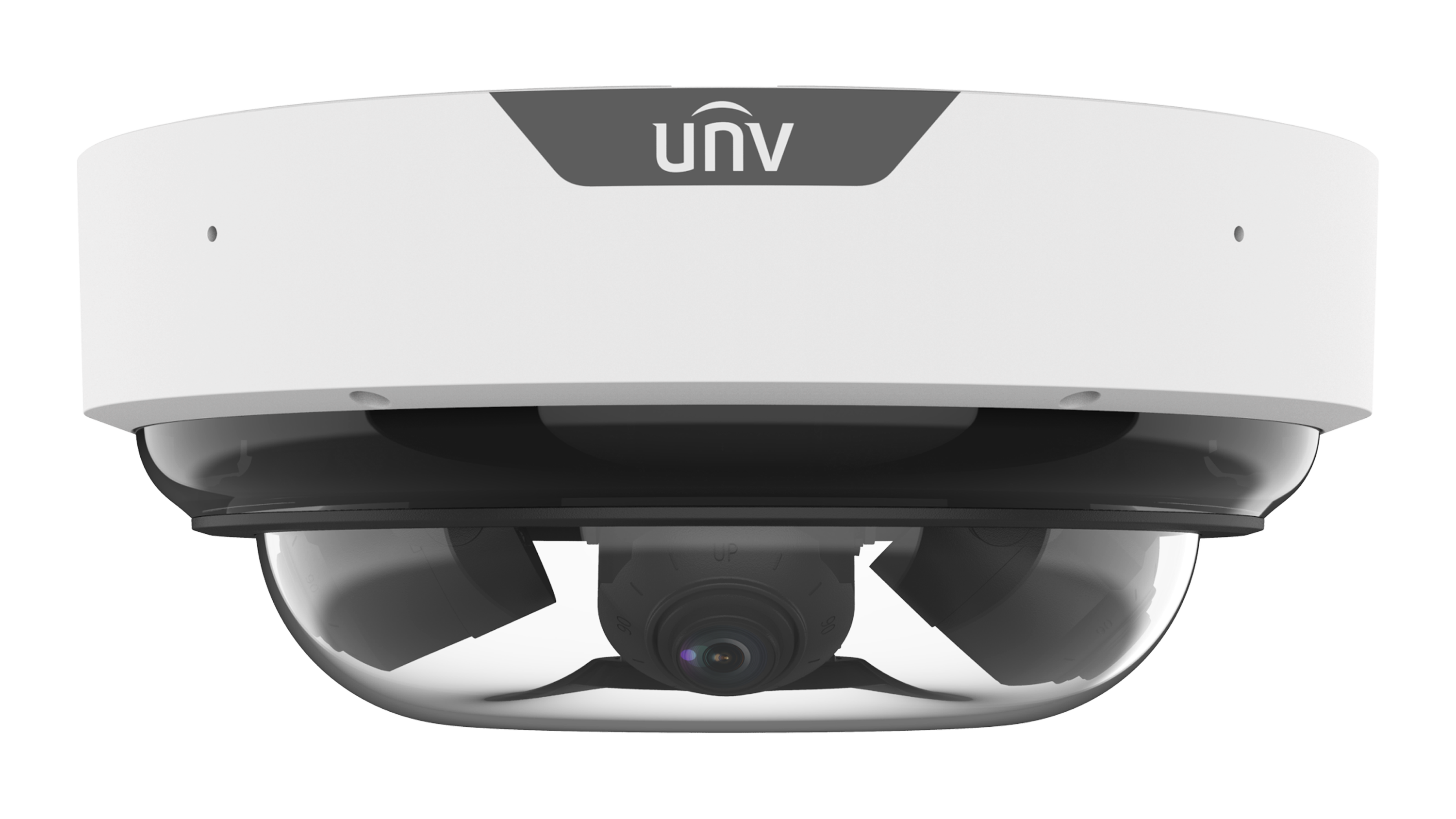 UNV 4*5MP ColorHunter MultiView Wise-ISP VF IR Dome Network Camera