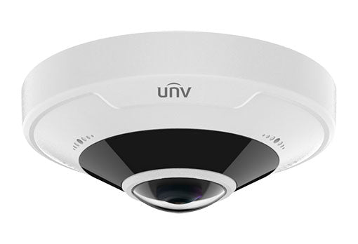 UNV 12MP Ultra HD Infrared Vandal-resistant Fisheye Fixed Dome Camera