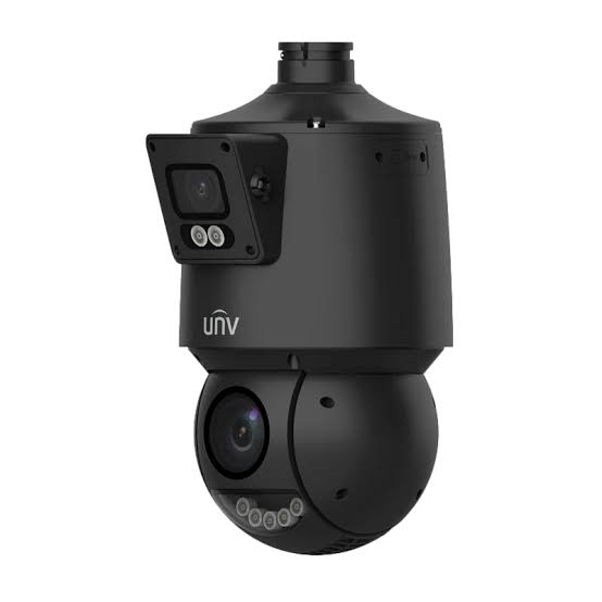 Uniview IPC94144SFW-X25-F40C-BK 4MP+4MP Lighthunter Dual-lens Network PTZ Camera (BLACK)