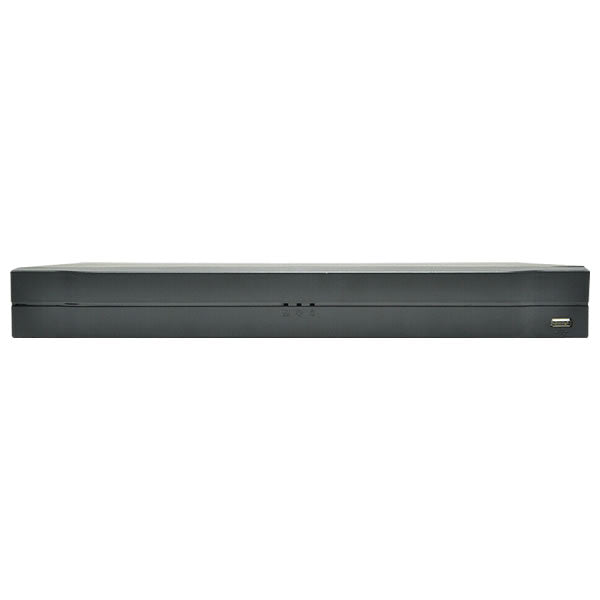 My Store Galaxy Hunter Series 16-channel 2MP pentabrid DVR with multiple input ports and sleek black design.