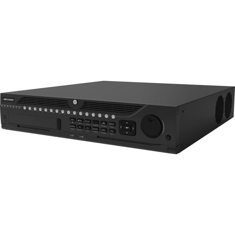 Hikvision digital video recorder DS-9032HUHI-K8 with multiple HDMI and USB ports, used for security surveillance.