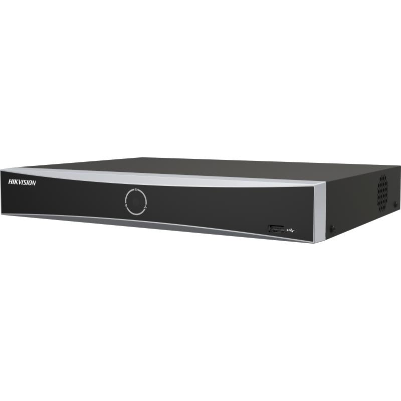 Galaxy Security Hikvision DS-7604NXI-K1/4P/VPro(STD) 4K NVR with PoE ports and 1U rack-mount design.