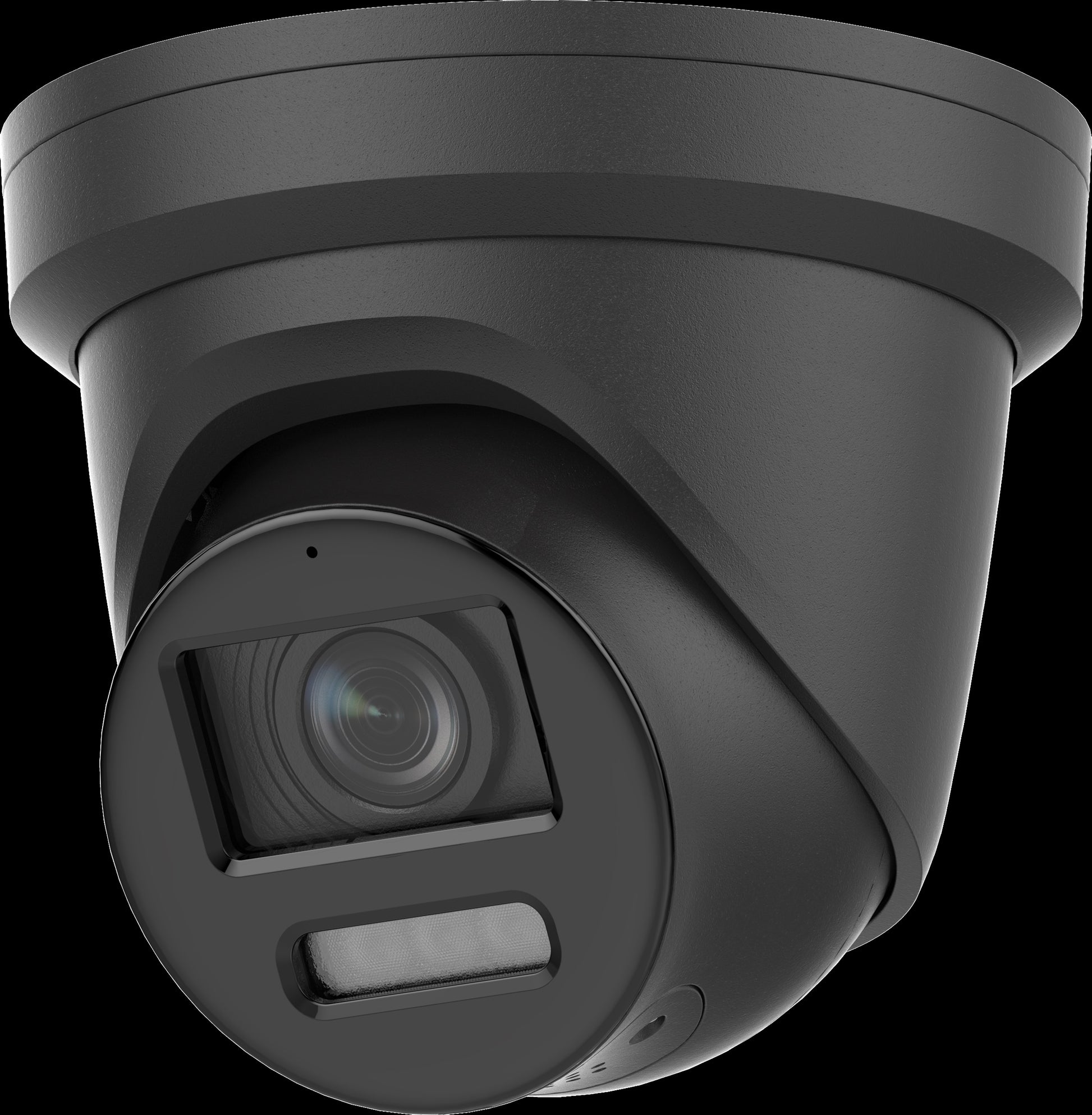 8MP LiveGuard turret IP camera with AcuSense from My Store, featuring black housing and advanced surveillance technology.