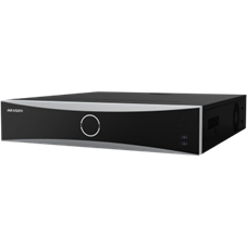 Galaxy 32CH 32MP 8x SATA NVR by My Store with multiple camera ports and storage options, shown with front and rear connections.