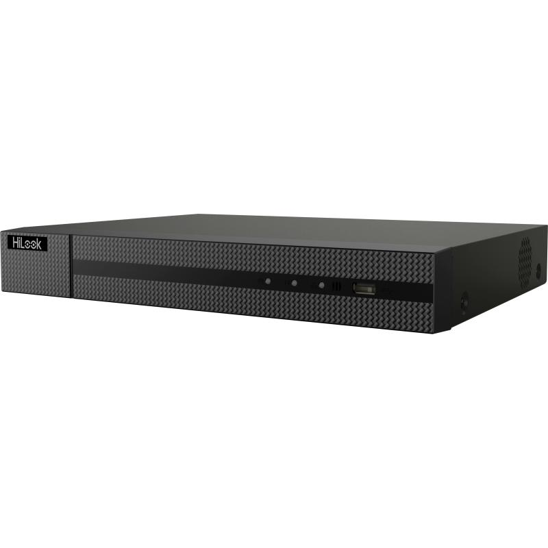 4-channel Mini 1U 4PoE 4K NVR from My Store showing front view with four PoE ports and status indicators.