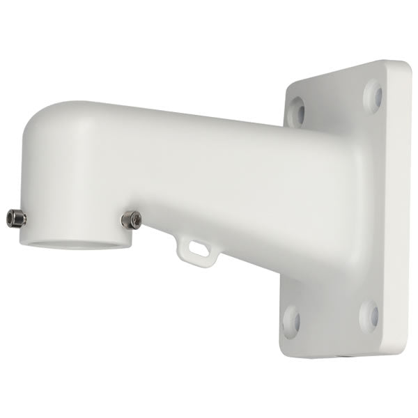 Galaxy Hunter IP Series wall mount bracket for PTZ cameras, made of aluminum with safety rope hook for secure installation.