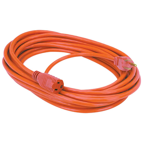 Orange 25 ft heavy-duty power extension cord with 16awg wire, indoor/outdoor use, cul sjtw rated by My Store