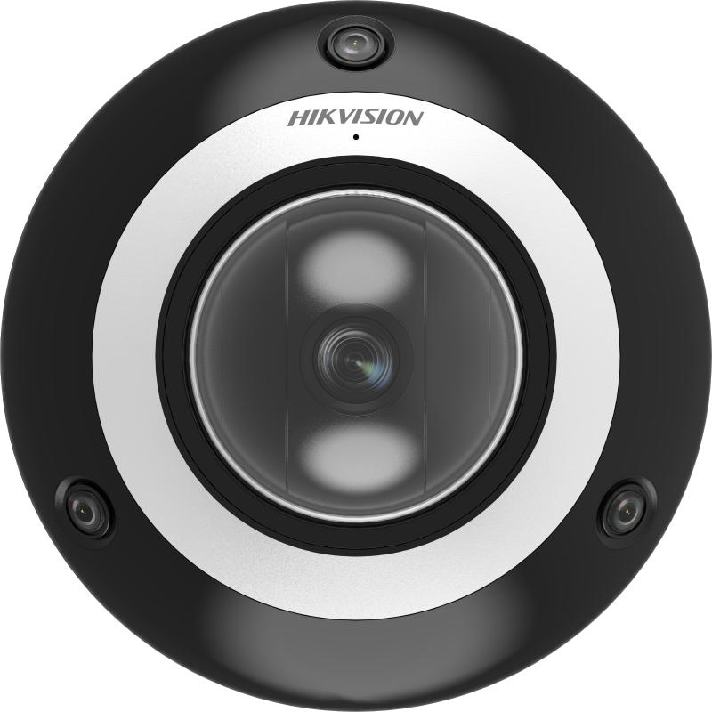 Hikvision 4MP PTZ Dome IP Camera Galaxy Security with pan, tilt, and zoom features, mounted in a sleek dome housing.