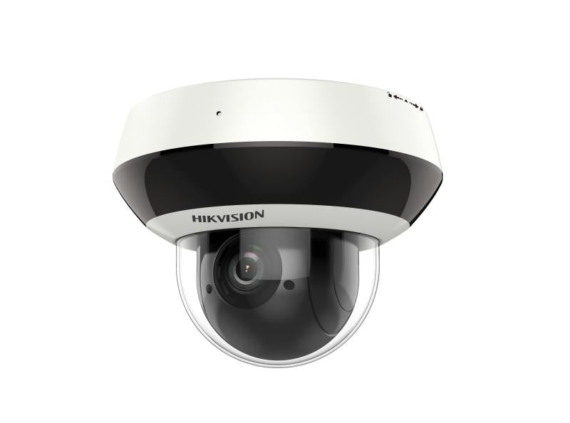 Galaxy Security Hikvision 4 MP outdoor IR mini dome PTZ network camera with 4x optical zoom and night vision.