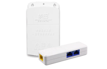 Uniview PW-POE-P30 PoE extender and splitter, device for network power and data distribution, with ports and status indicators.