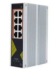 Uniview PW2020-8G-IG 8-port PoE industrial gigabit network switch with ports and ventilation in a rugged enclosure