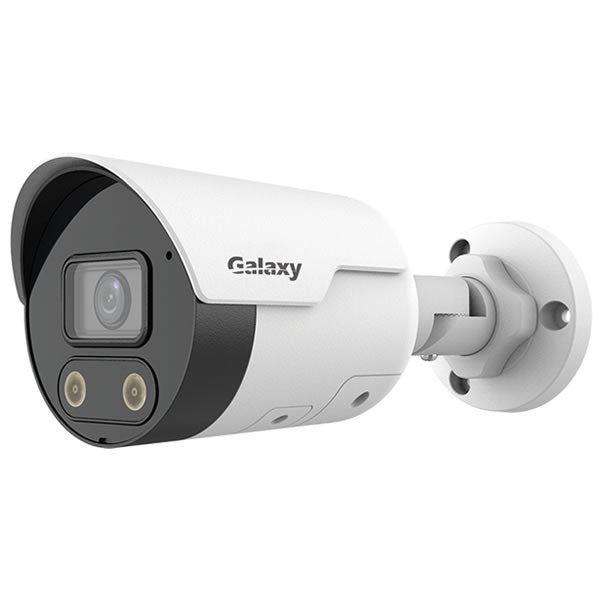8MP Color247 Active Deterrence AI IR fixed bullet IP camera with night vision and motion detection for security.
