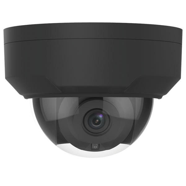 4MP IR mini dome camera from Galaxy Pro White Label with black housing, compact security camera for indoor surveillance.