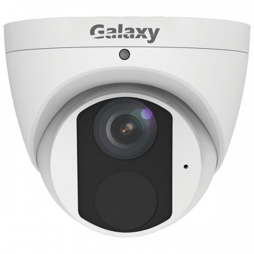 Galaxy 4K fixed turret network camera with AI human and vehicle detection, featuring a 1/2.7-inch sensor, model SC-3285WD-I0-F28M