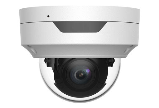 My Store NDAA Galaxy Pro white label 4MP Starlight varifocal dome camera with 2.8-12mm lens, built-in mic, AI detection of humans and vehicles
