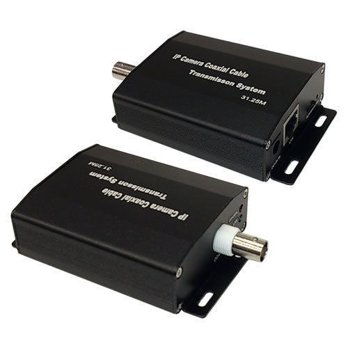 Ethernet over coaxial converter by My Store, compact device with ports for transmitting Ethernet signals over coaxial cables.