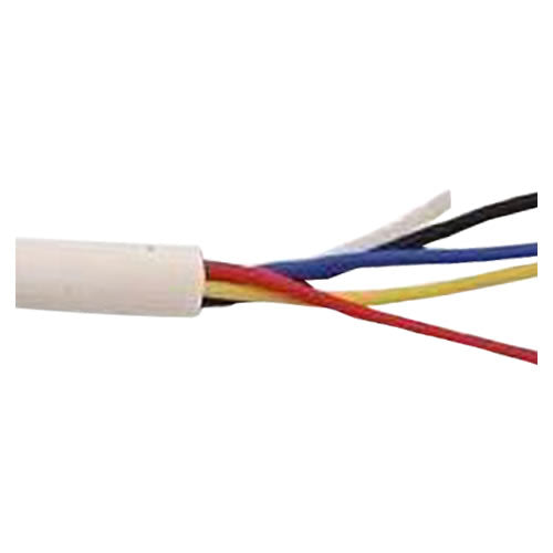 4-conductor 22 AWG alarm cable by My Store, showing a close-up of the cable's copper wires and insulation.