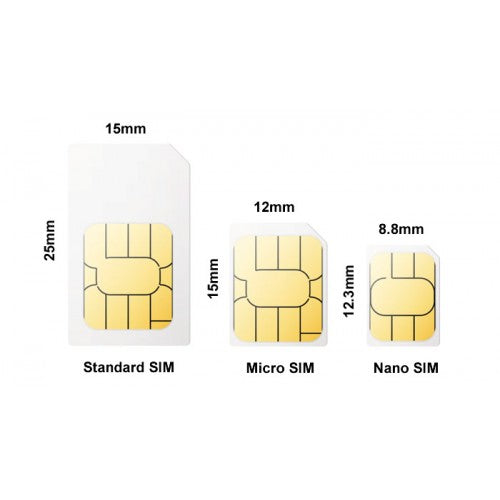My Store Galaxy Wifi 10GB SIM card in various sizes for mobile data connectivity, shown in the image.