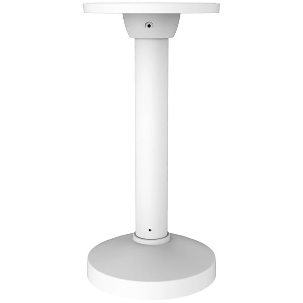 Pendant mount for SVDIP3C8PW-SDL, compatible with My Store security device, shown in black metal with mounting bracket.