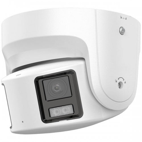 Galaxy Platinum AI 8MP color IP turret camera with white light, fixed lens, ideal for security surveillance by My Store.