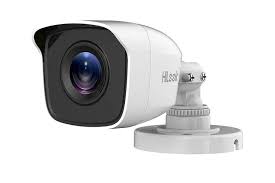 HiLook 5 MP fixed mini bullet security camera with black casing and lens, ideal for surveillance and outdoor monitoring.