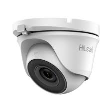 HiLook 5 MP fixed turret security camera with 2.8mm lens, black outdoor surveillance camera for monitoring outdoor areas