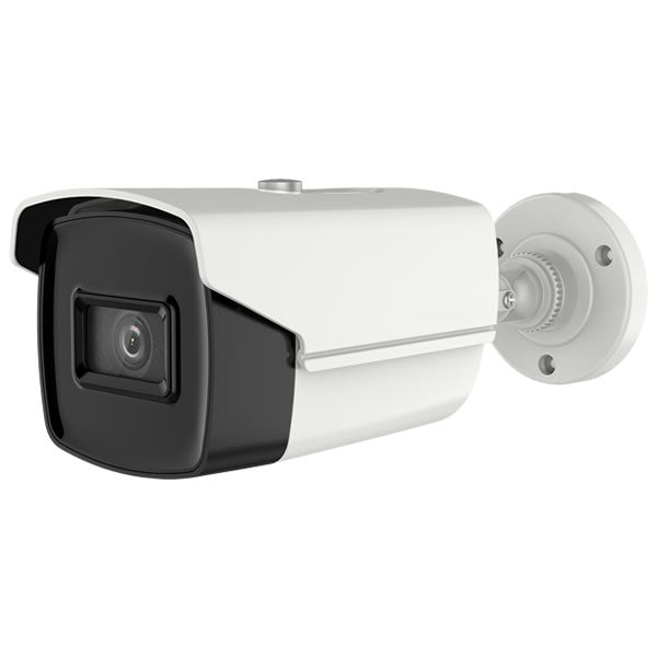 Galaxy Platinum HD-TVI 4K Bullet Camera with infrared night vision and weatherproof design, ideal for outdoor security.